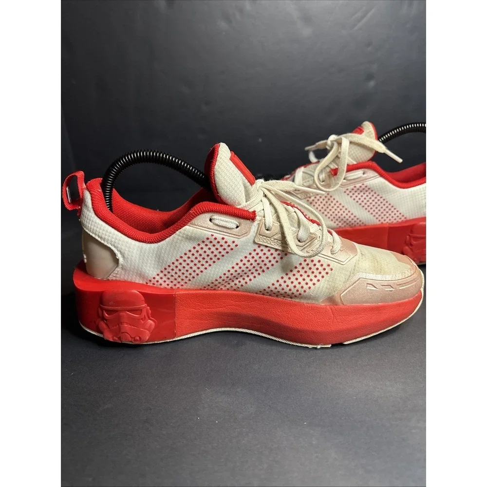 Adidas Star Wars Shoes Kids Size 4 1/2 Red/White IH4762